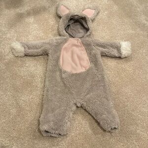 Pottery Barn Kids Gray and Pink Bunny Costume